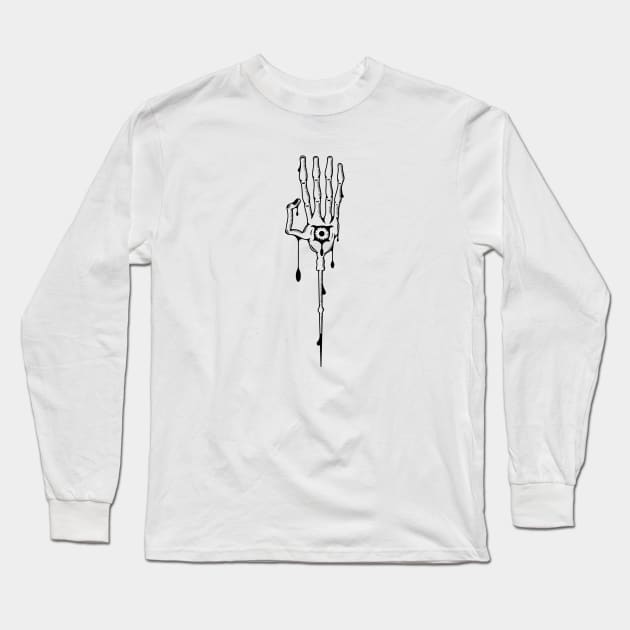 PALE MAN HAND Long Sleeve T-Shirt by Shaun Manley